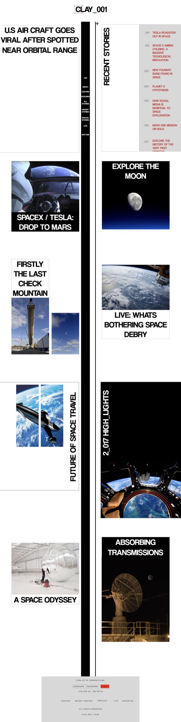 Story spine, mobile edition