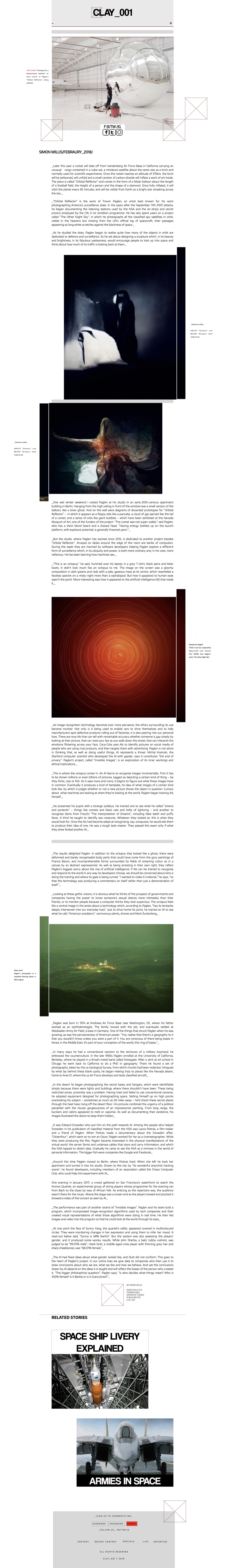 Orbital Reflector feature, web edition