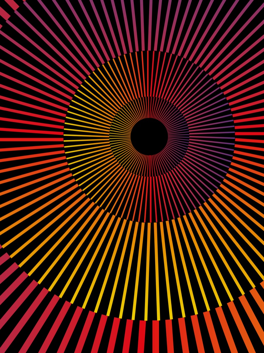 The spectrum burst — attention priced by the degree